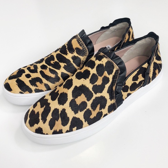 kate spade Shoes - NWT Kate Spade Lilly Ruffle Leopard Print Sneakers